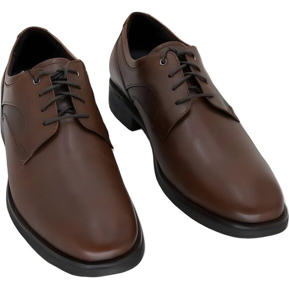 Johnston Murphy Men's Holcom Tan Water-Resistant Full Grain Shoes 9.5 M - Picture 1 of 6